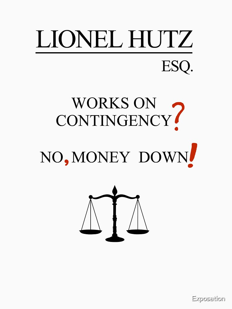 Lionel Hutz Card by Exposation