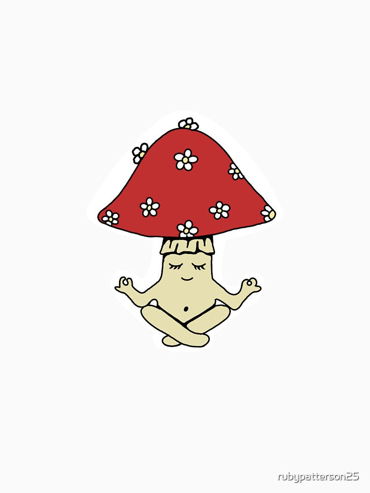 Meditating mushroom by rubypatterson25