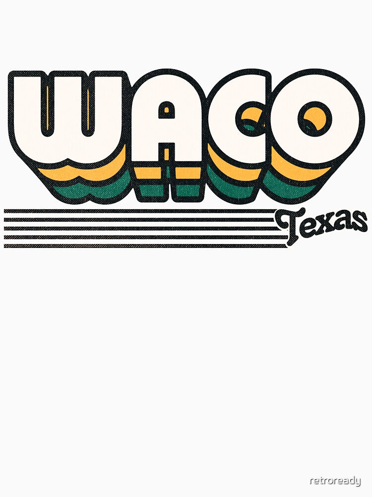 Waco, Texas | Retro Stripes by retroready