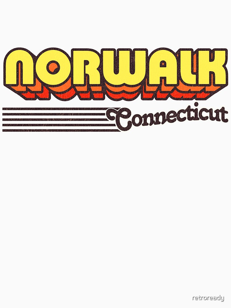 Norwalk, Connecticut | Retro Stripes by retroready