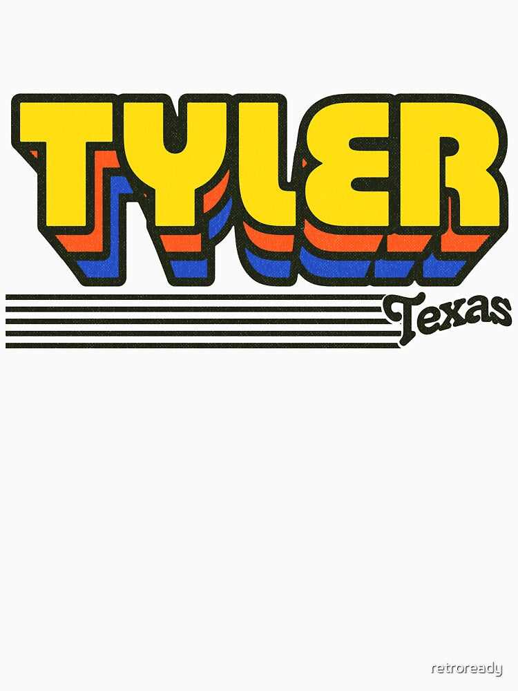 Tyler, Texas | Retro Stripes by retroready