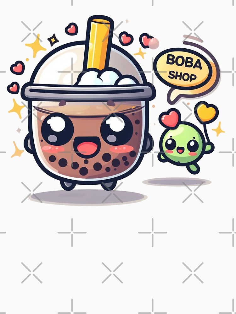Boba shop bubble tea kawaii animation drink by SaraDatCool