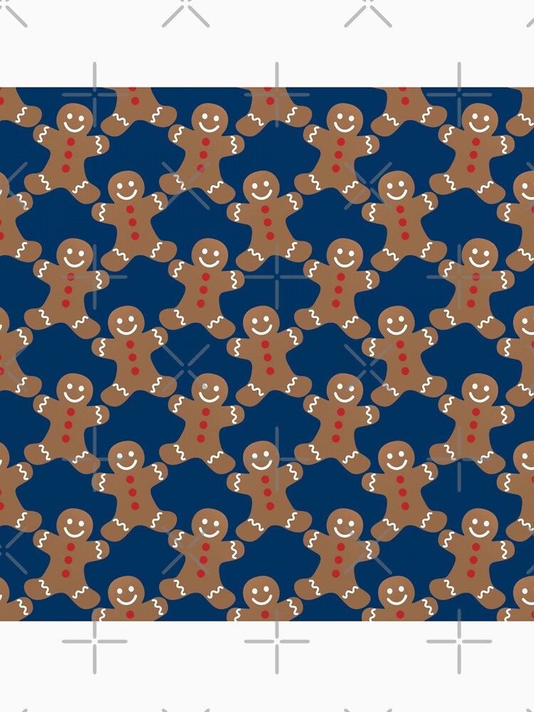 Cute Christmas Gingerbread Man Holiday Pattern by JustincredibleT