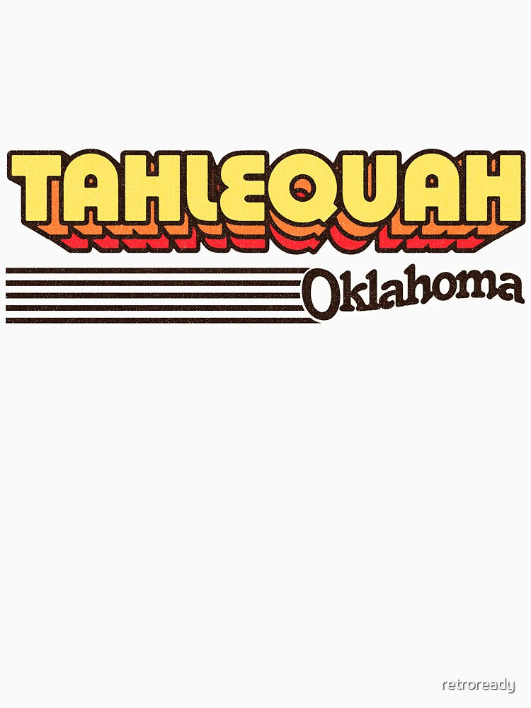 Tahlequah, Oklahoma | Retro Stripes by retroready