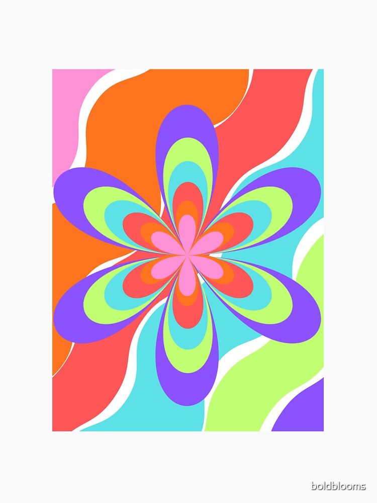 Groovy Colorful Flower by boldblooms