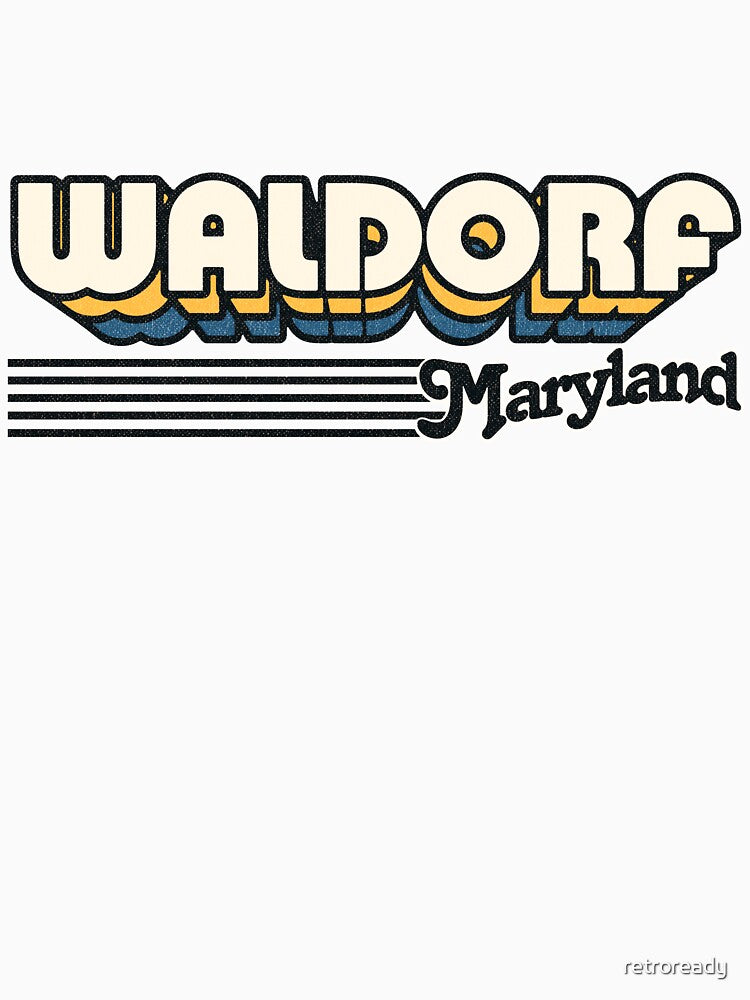 Waldorf, Maryland | Retro Stripes by retroready