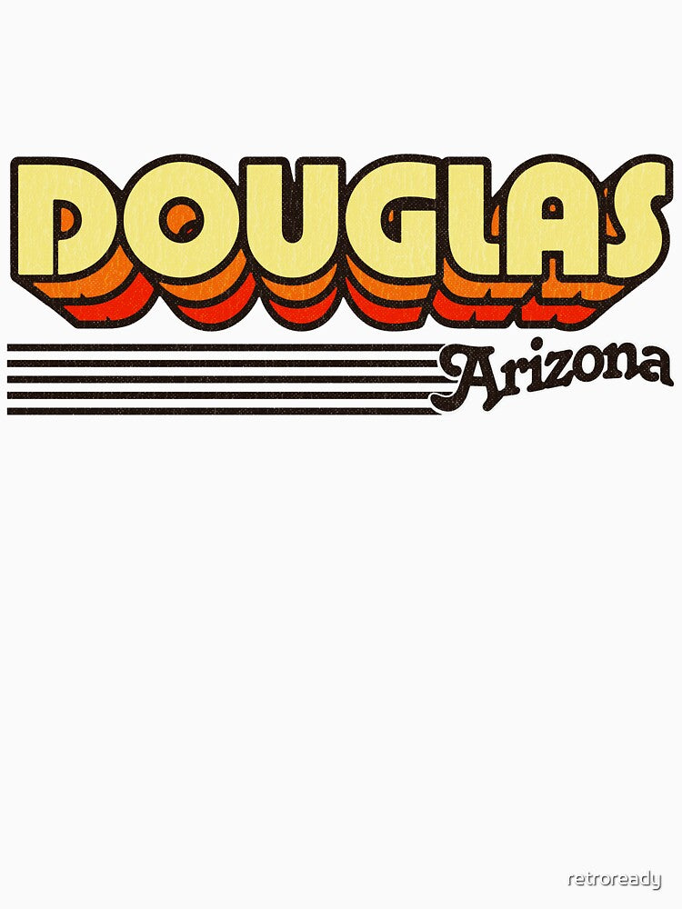 Douglas, Arizona | Retro Stripes by retroready