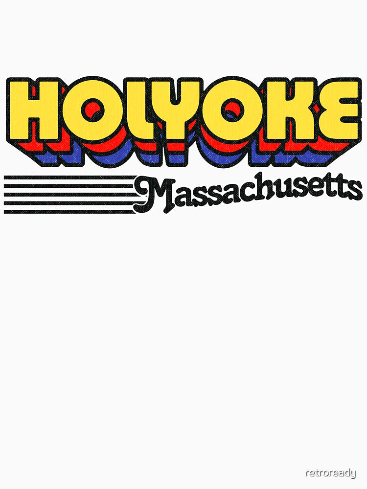Holyoke, Massachusetts | Retro Stripes by retroready