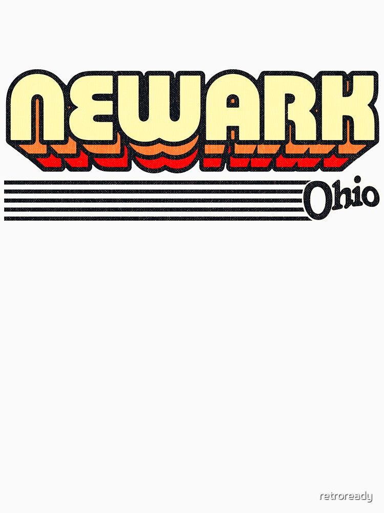 Newark, Ohio | Retro Stripes by retroready