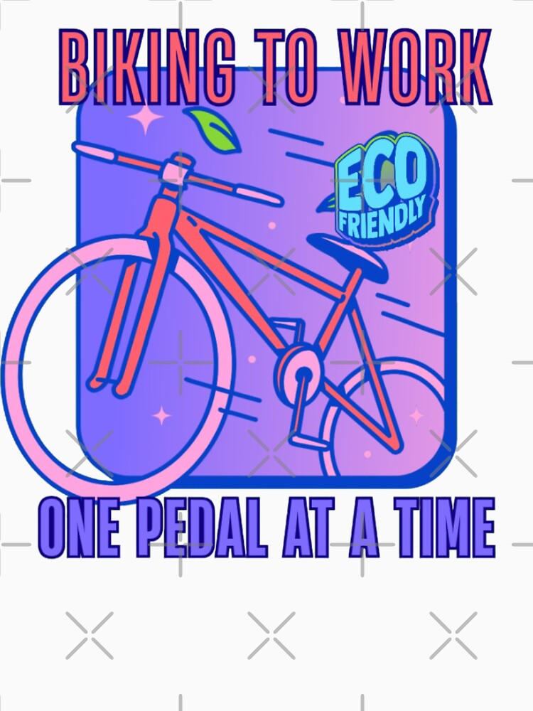 Biking to Work Eco Friendly Vibes by BoringClothes
