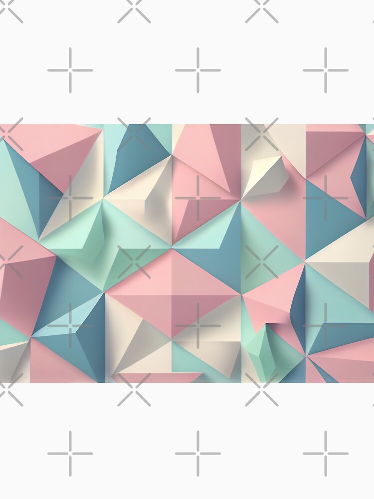 Polygon backgroundind in 60s, 70s, 80s style. Wallpaper or poster blank. Geometric pattern by anytka