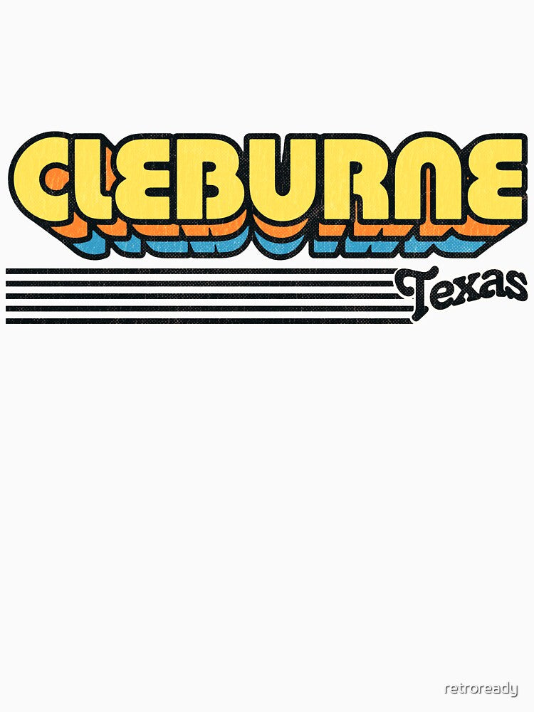 Cleburne, Texas | Retro Stripes by retroready