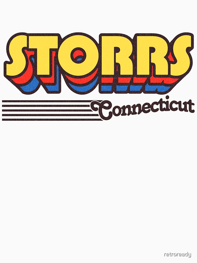 Storrs, Connecticut | Retro Stripes by retroready