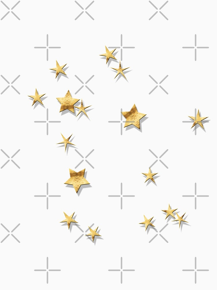 Gemini Golden Stars Constellation by Lelibeth
