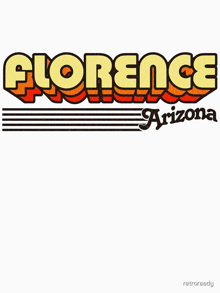 Florence, Arizona | Retro Stripes by retroready