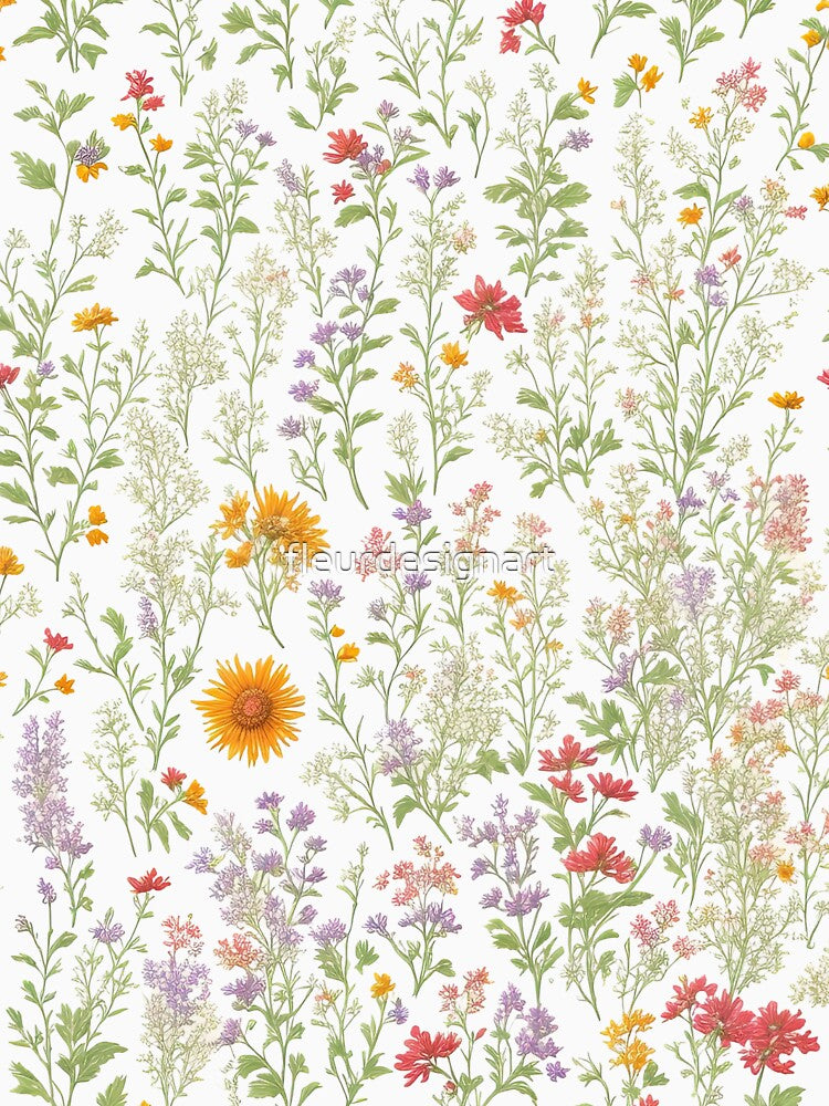 wildflowers watercolor by fleurdesignart
