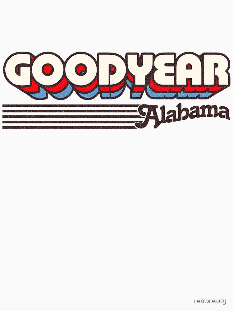 Goodyear, Alabama | Retro Stripes by retroready