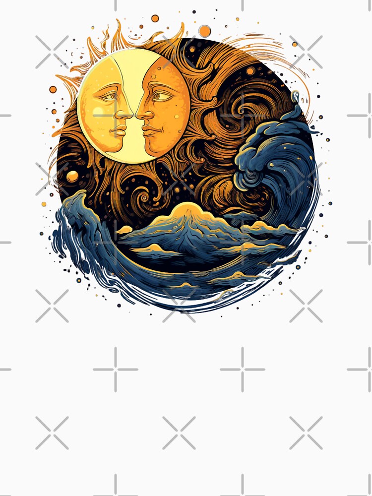 Celestial Sun and Moon by Chmielayka