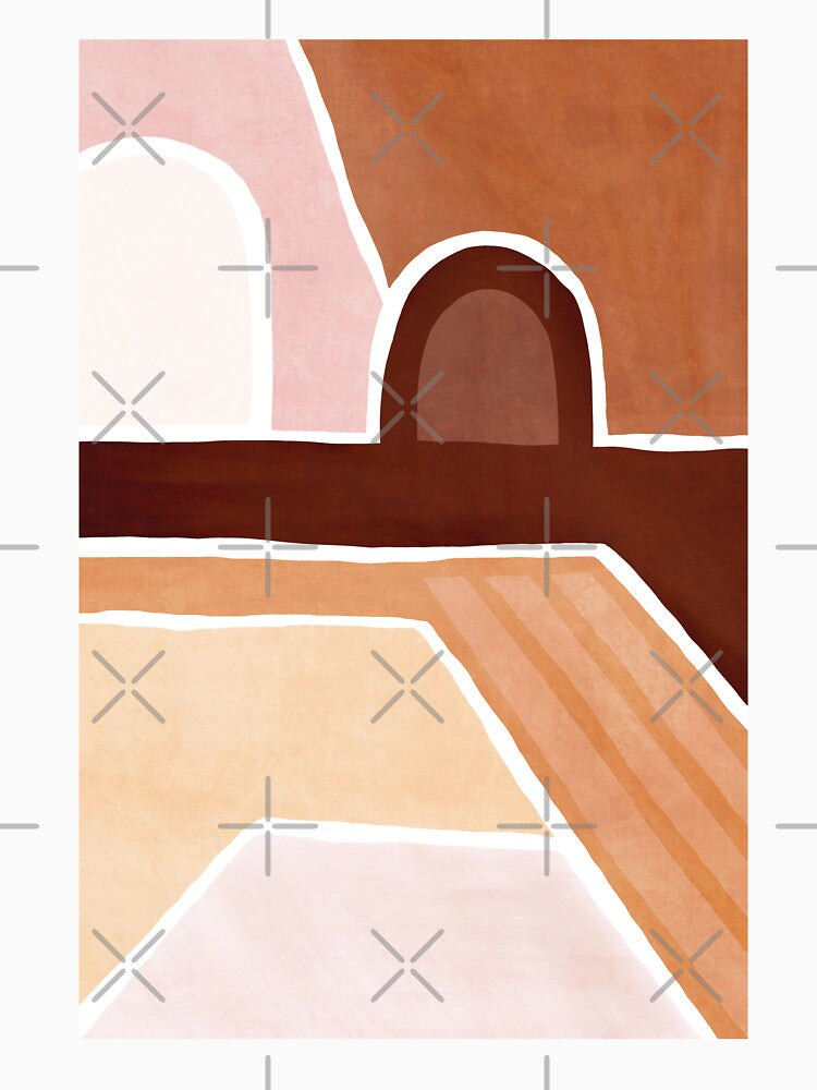 Earth tone abstract architecture by Miss-Belle