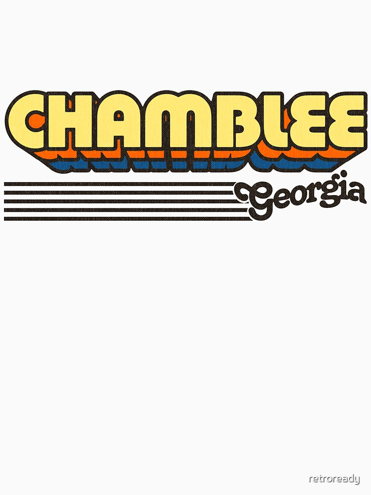 Chamblee, Georgia | Retro Stripes by retroready