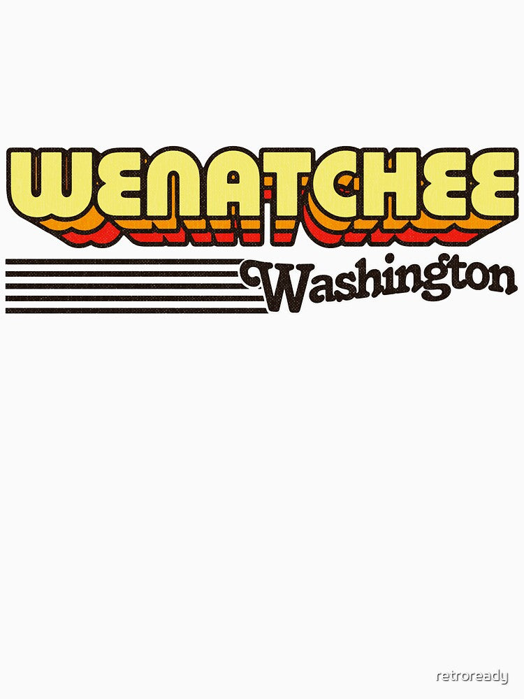 Wenatchee, Washington | Retro Stripes by retroready