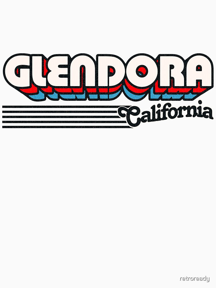 Glendora, California | Retro Stripes by retroready