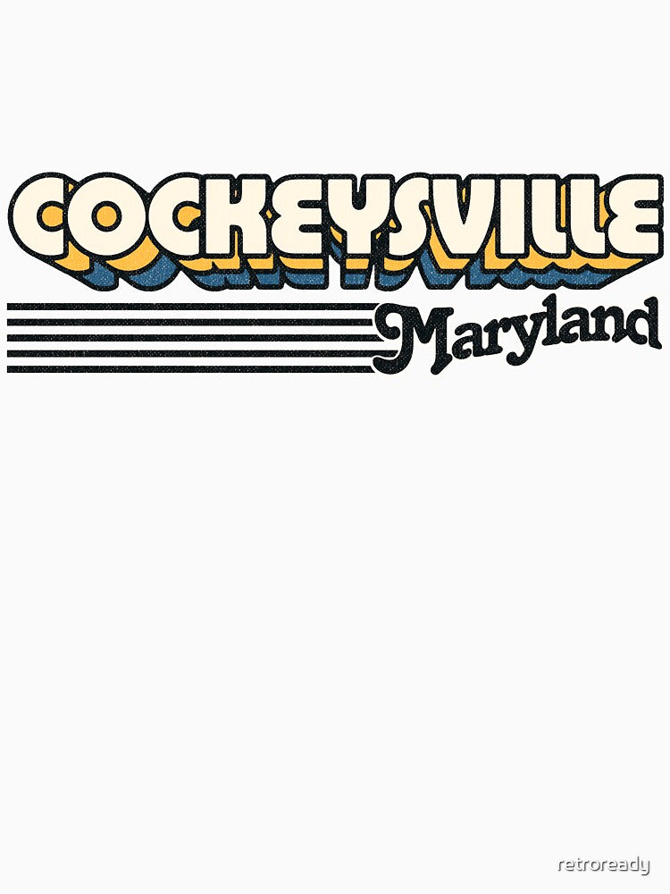 Cockeysville, Maryland | Retro Stripes by retroready