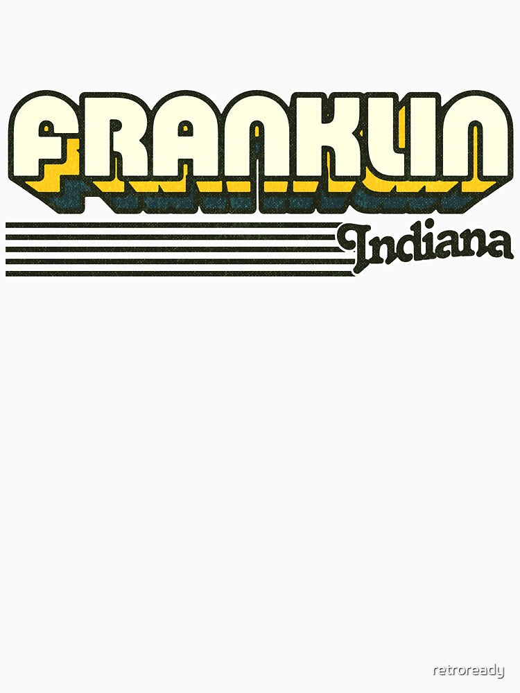 Franklin, Indiana | Retro Stripes by retroready