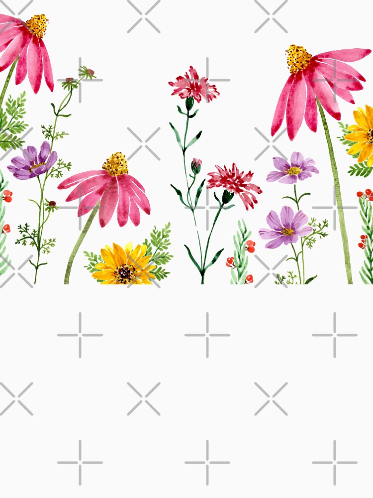 Floral painting - wildflowers by PetitMartin