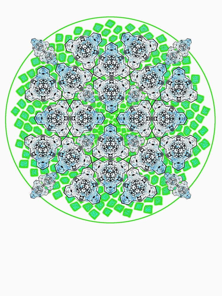 Icy Cube Mandala Cacophony & CircleVisions (G) by createVisions