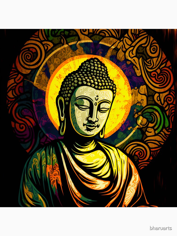 The Fiery Buddha by bharuarts