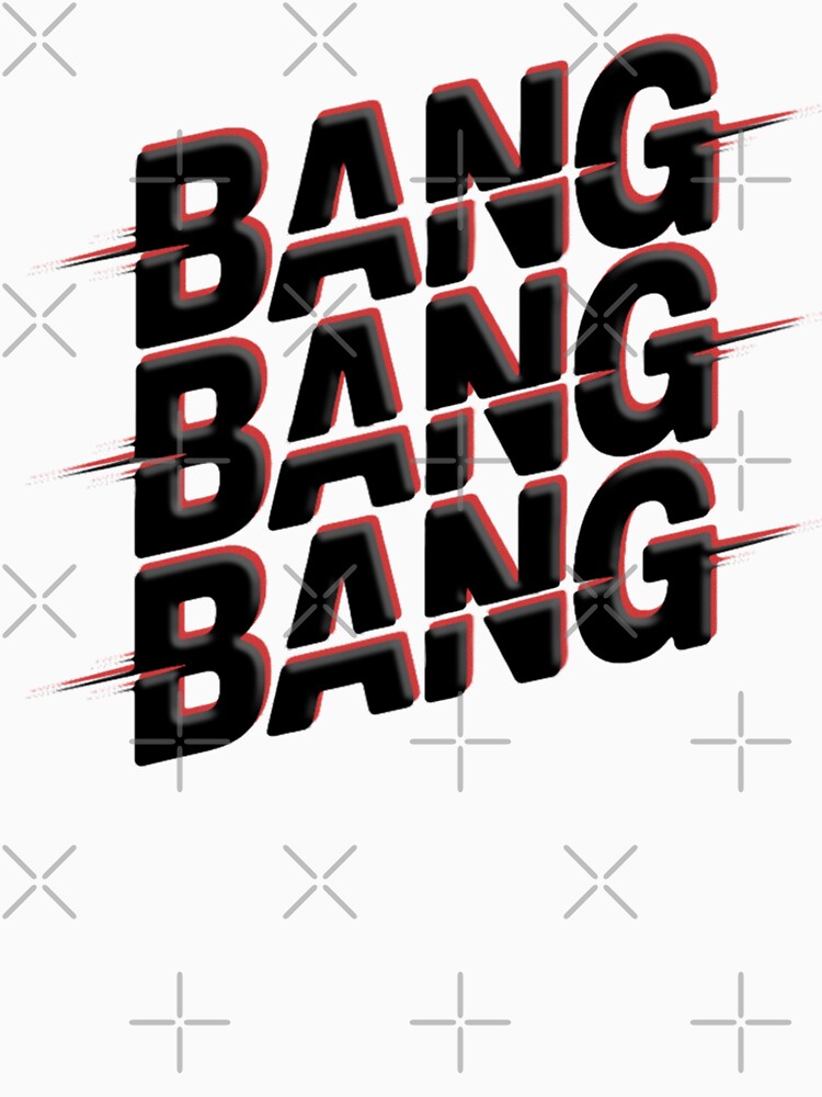 Bang Bang Bang Bold Glitch Typography by Meivelle