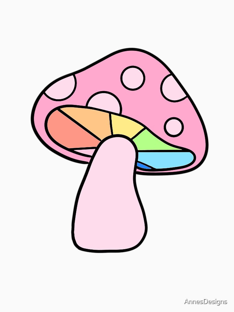 rainbow mushroom by AnnesDesigns