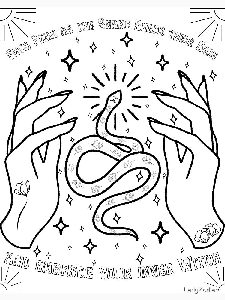 The Serpent - Shed Fear As The Snake Sheds Skin by LadyZodiac