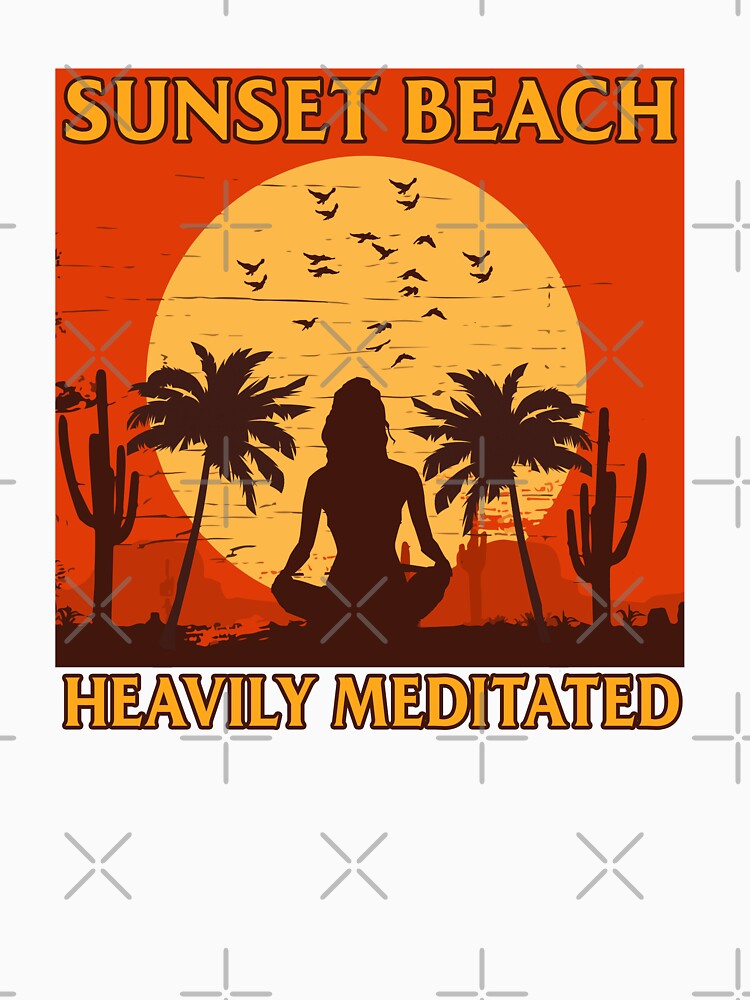 Heavily meditated-Beach yoga by Nature-mark