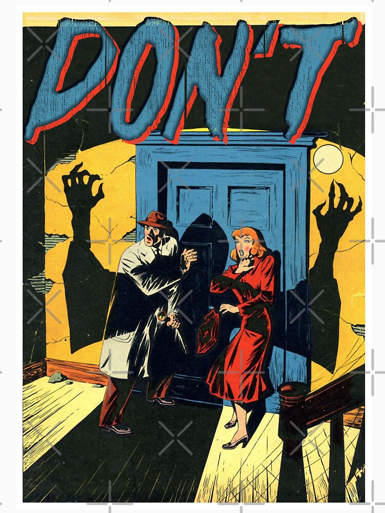 Vintage Don`t Monster Retro Horror Poster Halloween Gift by TheAplus