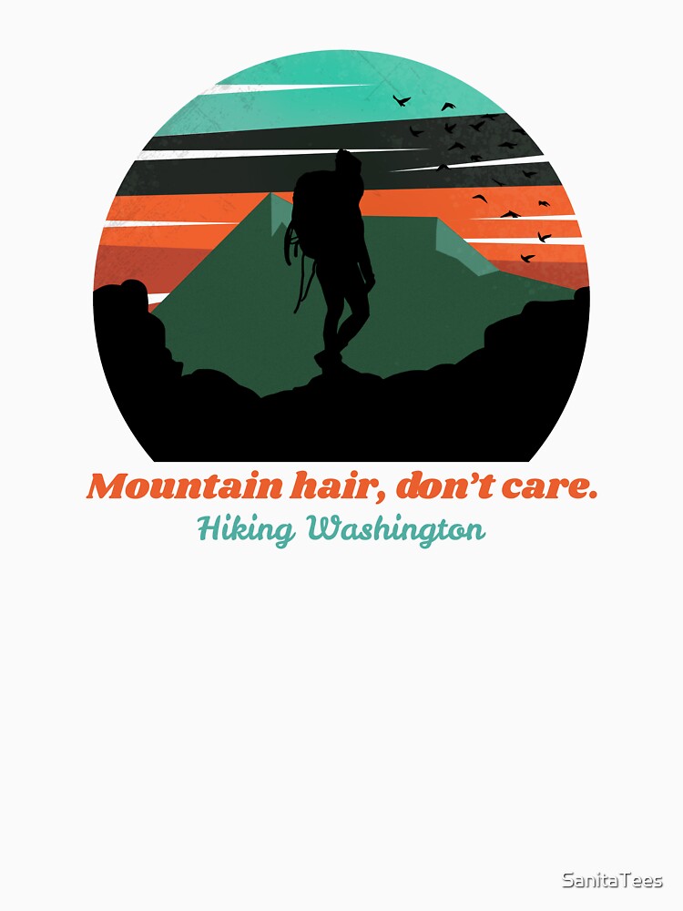 Mountain hair, don't care. Hiking Washington by Ink & Fabric