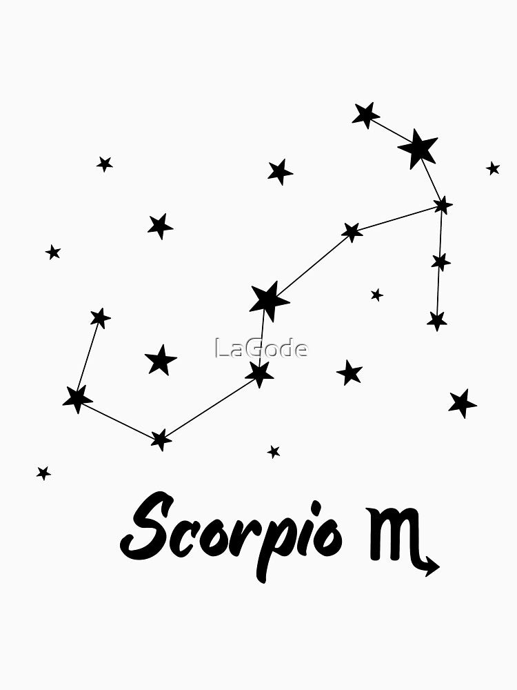 Scorpio Zodiac Star Constellation by LaGode