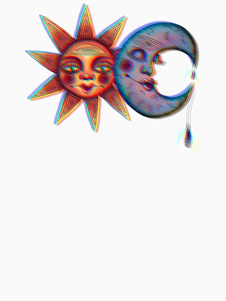 Sun And Moon Artwork by Artsyeyrika