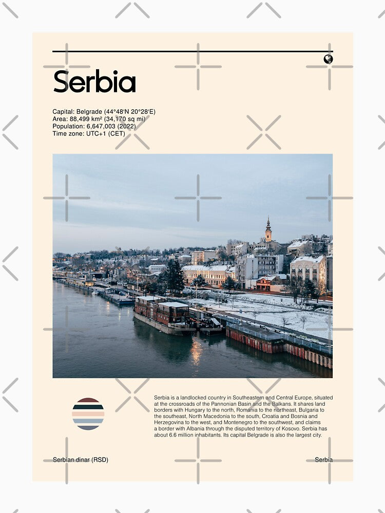 Visit Serbia (Travel poster) by RabbitK