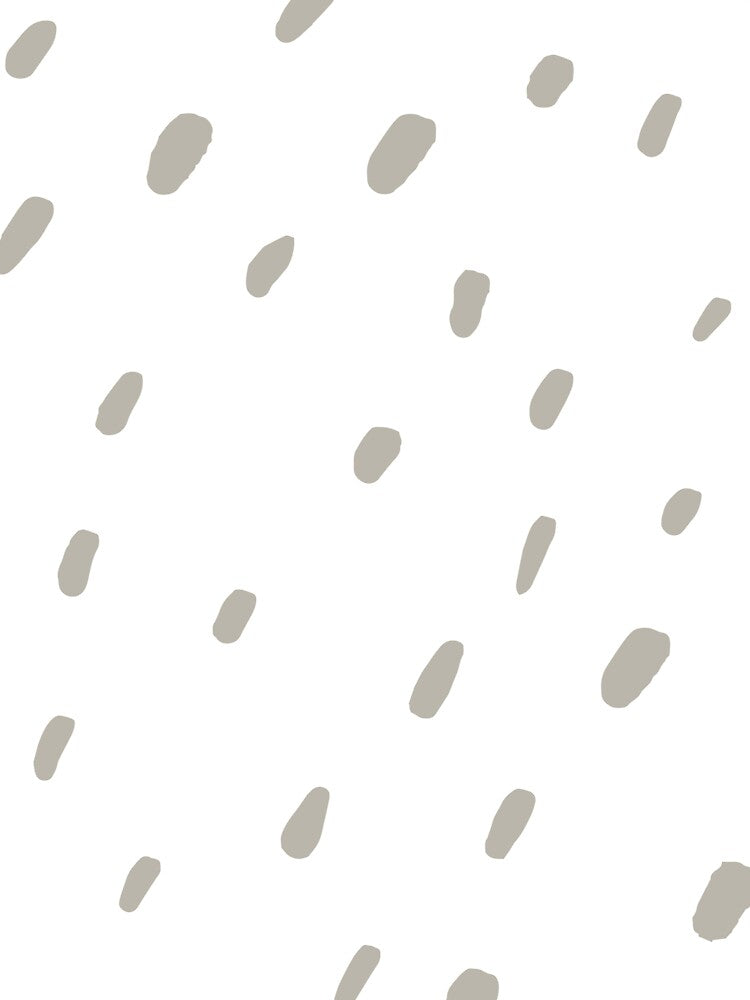 Taupe and White Blot Spots - Polka Dot Pattern Pairs DE 2022 Trending Color Reclaimed Wood DET625 by ColorOfTheYears