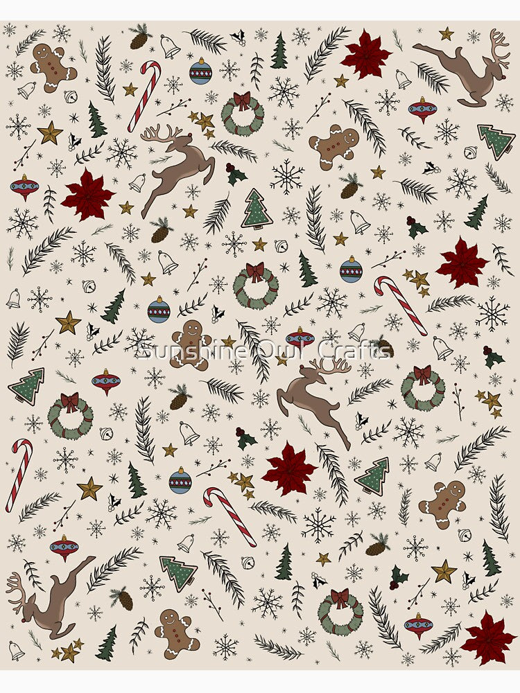 Vintage Christmas by Sunshine Owl  Crafts