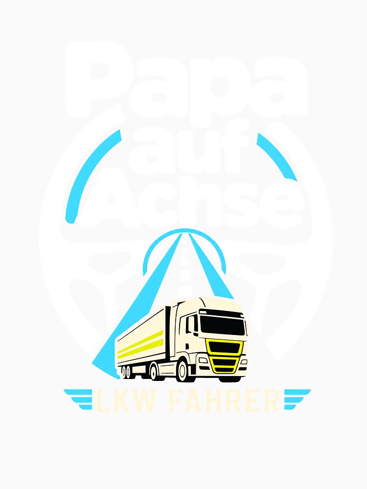 Dad on the Road, Truck Driver Gift for Truckers by pirminio