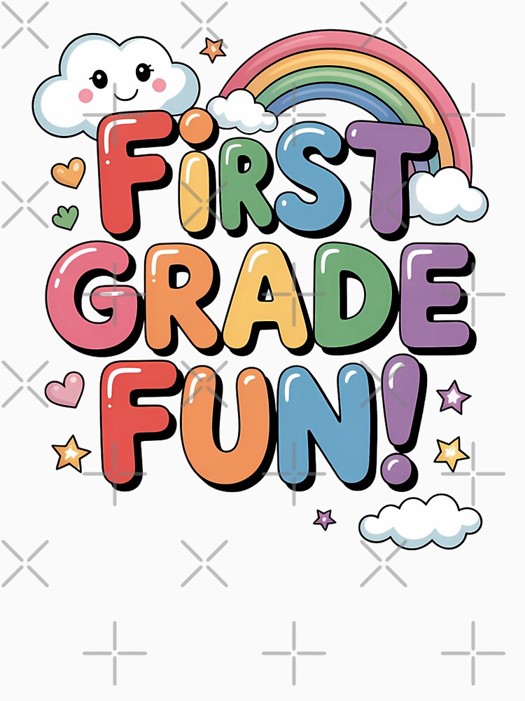 First Grade Fun School by EasyTees4u