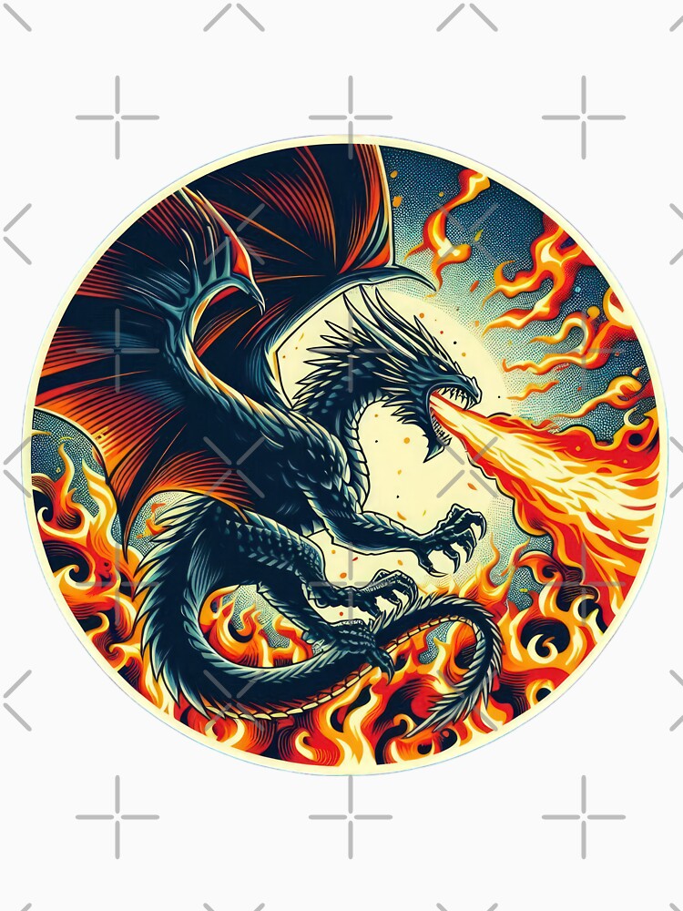 vintage Fire Dragon, Iron Claws by Expressions-Sel