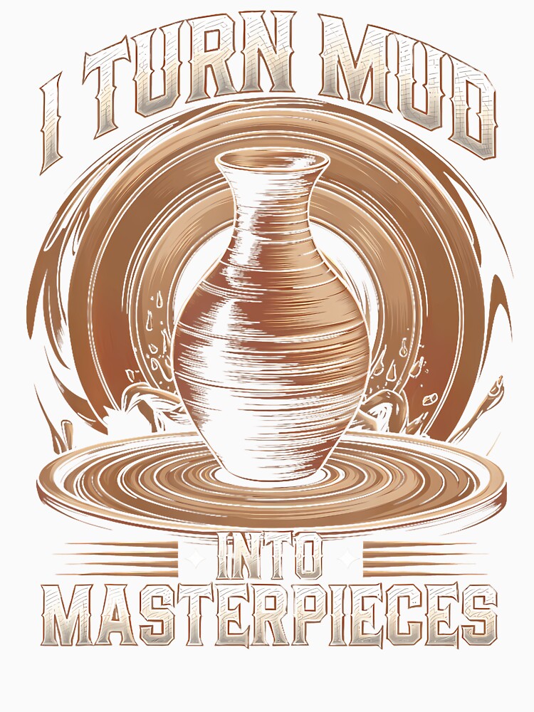Pottery Ceramics Maker Lovers I Turn Mud Into Masterpieces by FernLela