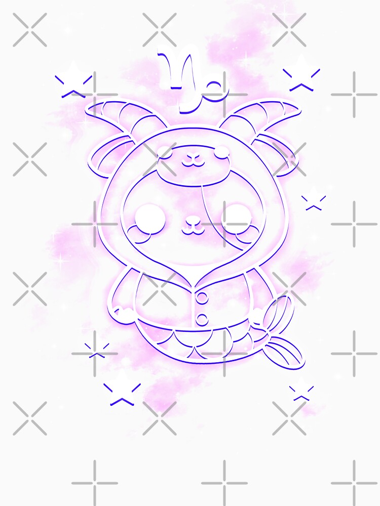 Capricorn kawaii zodiac sign by NemiMakeit