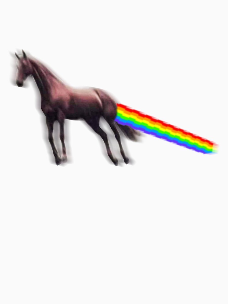 Flying Horse with the rainbow by Cult of Graphix