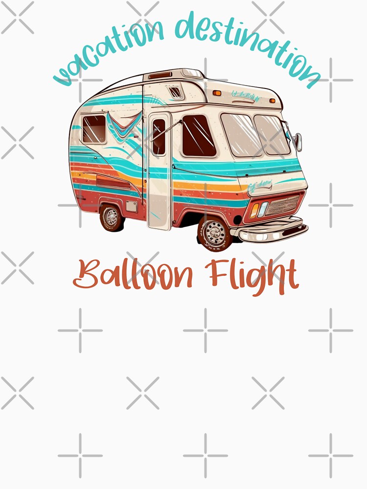 Vacation Destination Balloon Flight T-Shirt by MarqisStudio