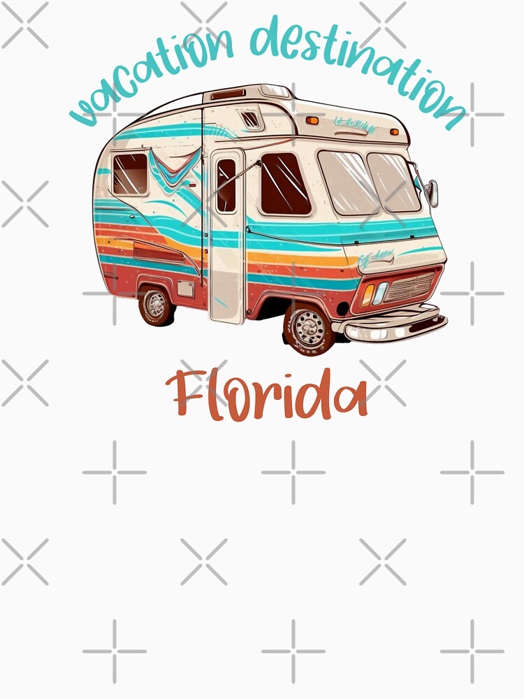 Vacation Destination Florida T-Shirt by MarqisStudio
